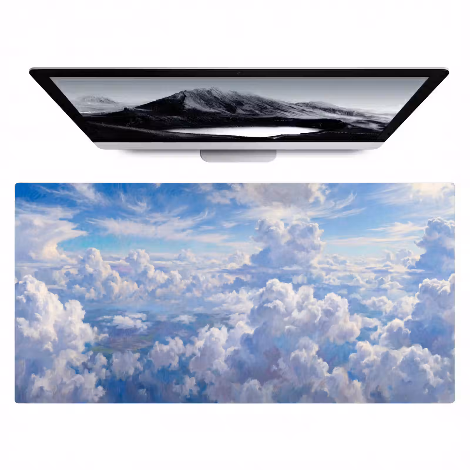 Bureau onderlegger - Wolken - Lucht - Natuur - Abstract - Blauw — 1