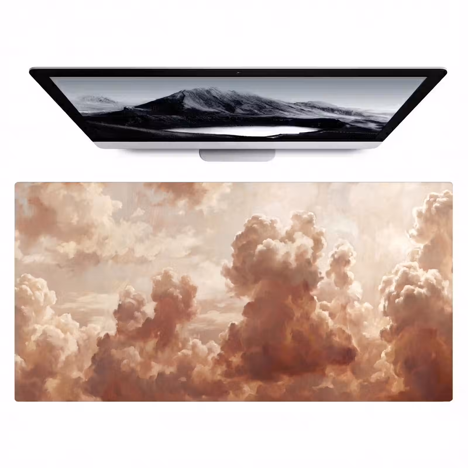 Bureau onderlegger - Wolken - Lucht - Natuur - Modern - Bruin — 1