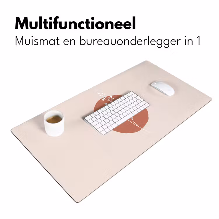 Bureau onderlegger - Plant - Tak - Abstract - Modern - Wit — 7