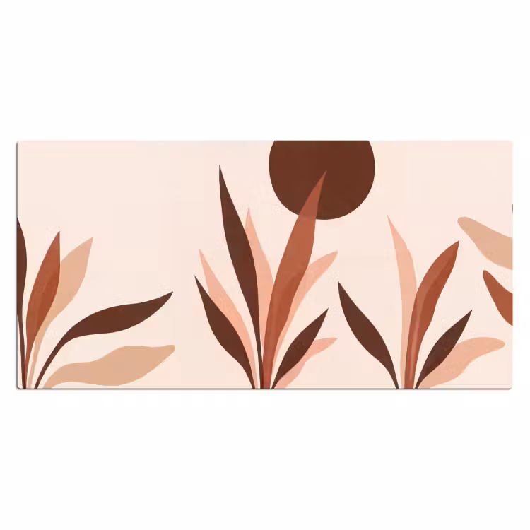Bureau onderlegger - Planten - Abstract - Natuur - Bruin — 2