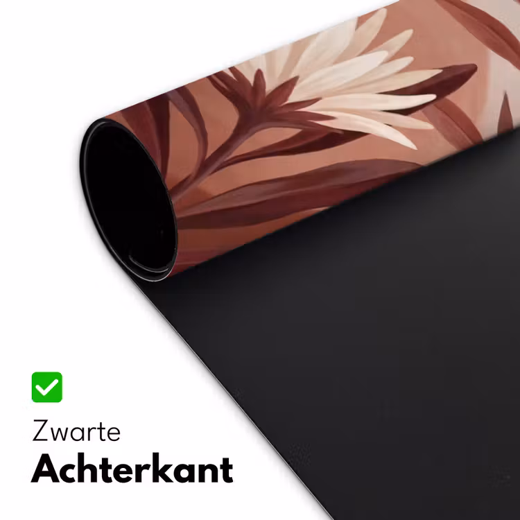 Bureau onderlegger - Planten - Bladeren - Botanisch - Modern - Bruin — 5
