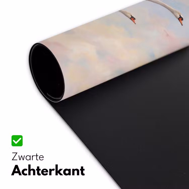 Bureau onderlegger - Vogel - Vliegend - Lucht - Modern - Pastel — 5
