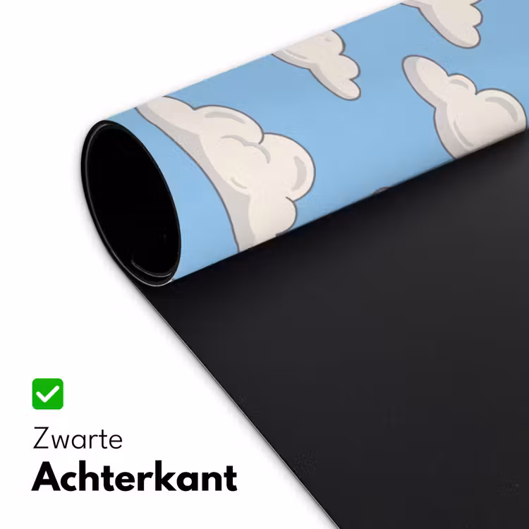 Bureau onderlegger - Wolk - Cartoon - Lucht - Blauw - Wit — 5