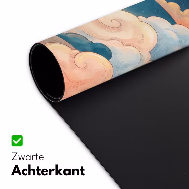Bureau onderlegger - Wolk - Lucht - Natuur - Illustratief - Oranje — 5