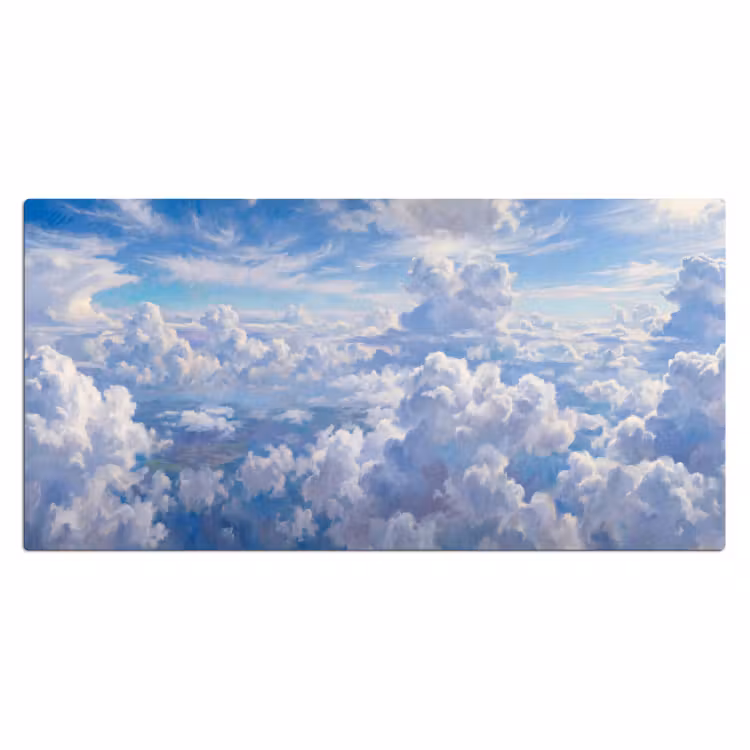 Bureau onderlegger - Wolken - Lucht - Natuur - Abstract - Blauw — 2