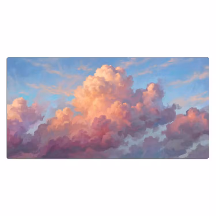Bureau onderlegger - Wolken - Lucht - Natuur - Abstract - Kleurrijk — 2