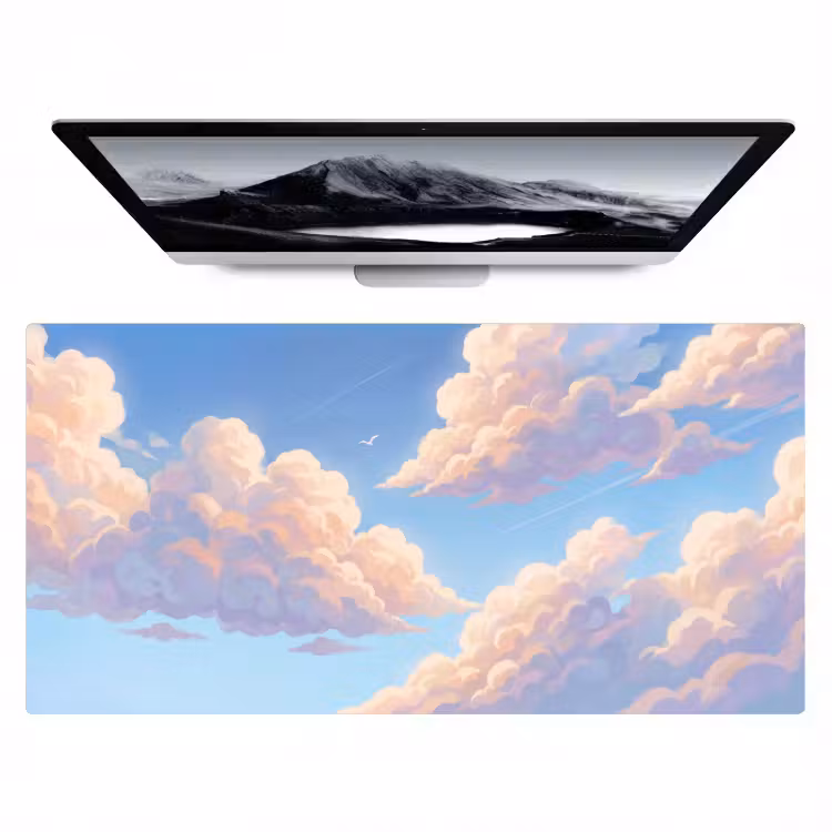 Bureau onderlegger - Wolken - Lucht - Natuur - Blauw — 1
