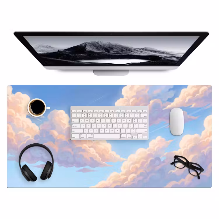Bureau onderlegger - Wolken - Lucht - Natuur - Blauw — 4