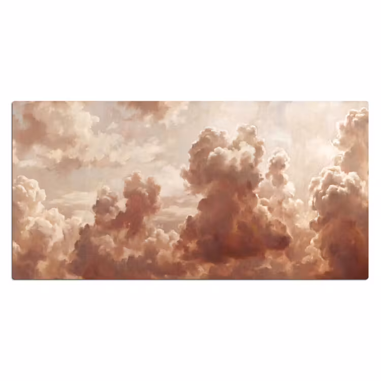 Bureau onderlegger - Wolken - Lucht - Natuur - Modern - Bruin — 2
