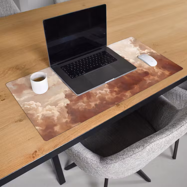 Bureau onderlegger - Wolken - Lucht - Natuur - Modern - Bruin — 3