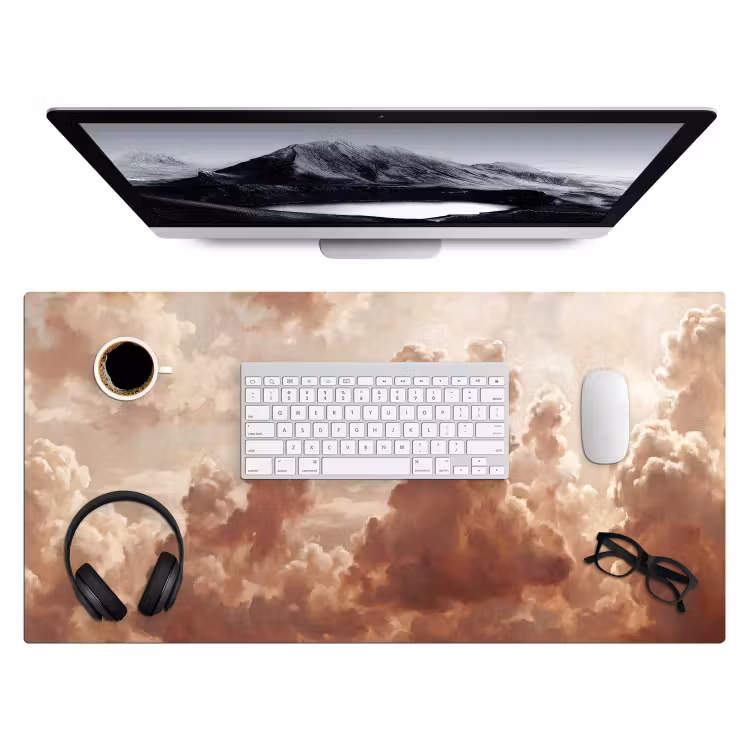 Bureau onderlegger - Wolken - Lucht - Natuur - Modern - Bruin — 4