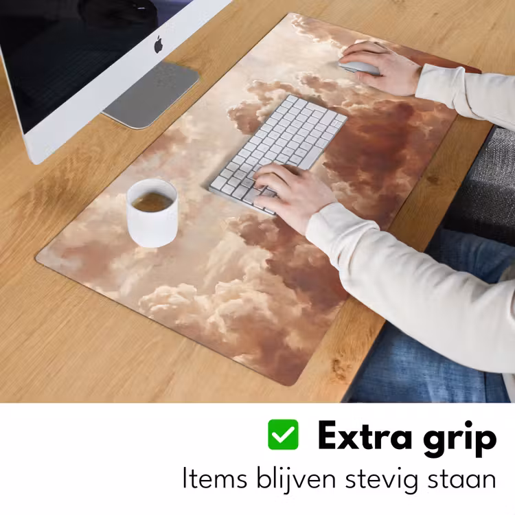 Bureau onderlegger - Wolken - Lucht - Natuur - Modern - Bruin — 6