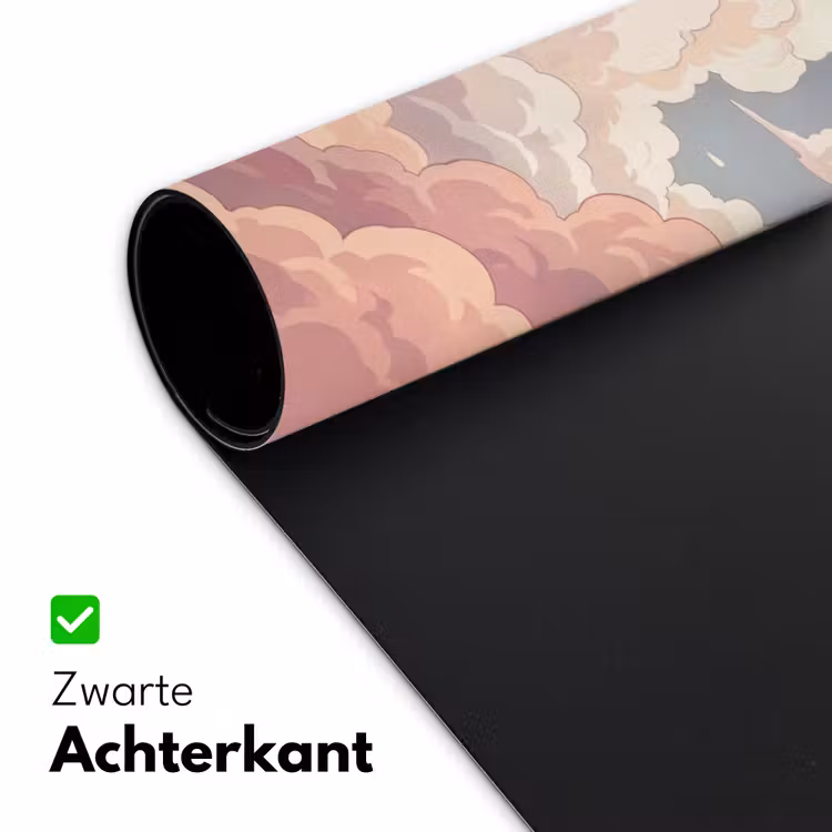 Bureau onderlegger - Wolken - Lucht - Natuur - Pastel - Roze — 5