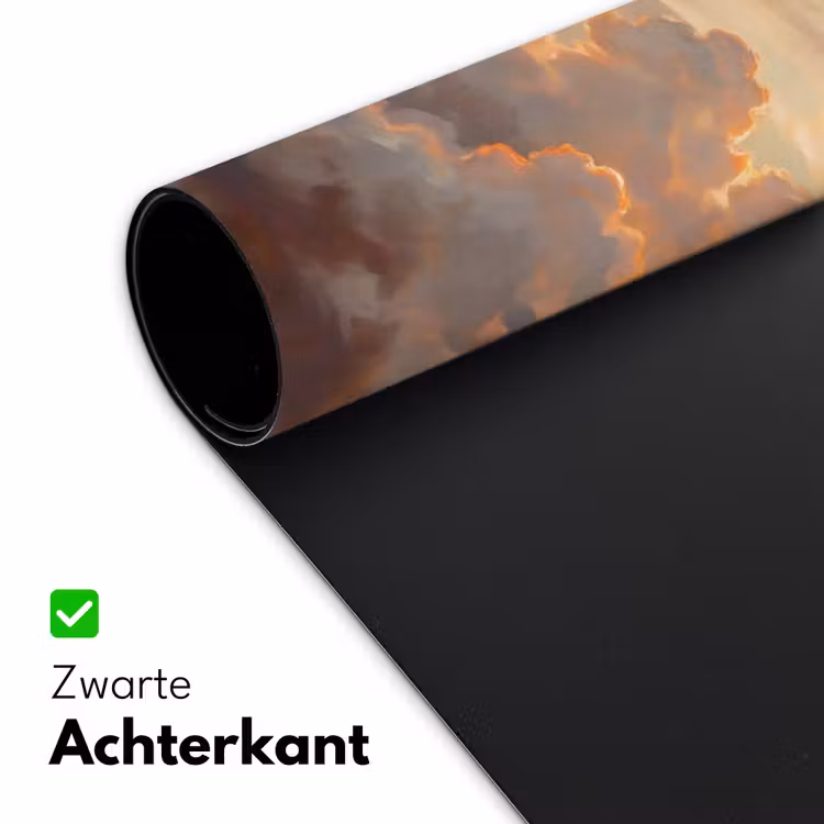 Bureau onderlegger - Wolken - Zonsondergang - Natuur - Abstract - Goud — 5