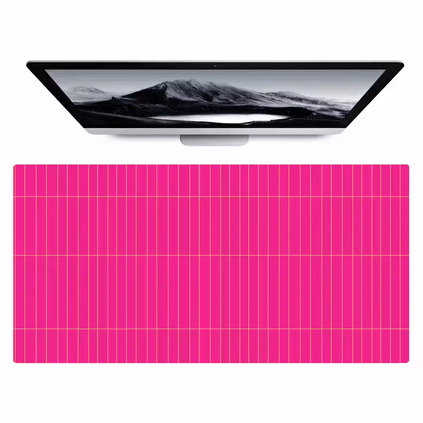 Bureau onderlegger - Patroon - Tegel - Magenta - Roze — 1