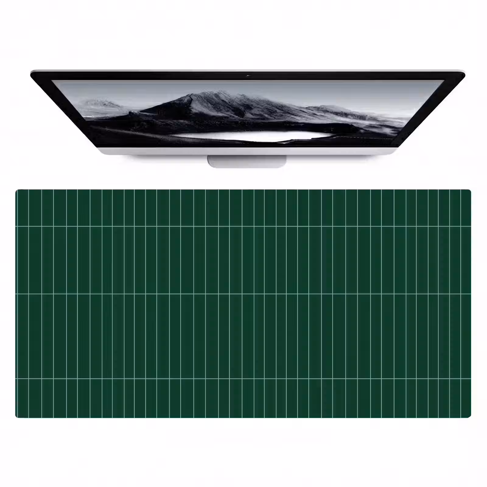 Bureau onderlegger - Patroon - Tegels - Donkergroen — 1