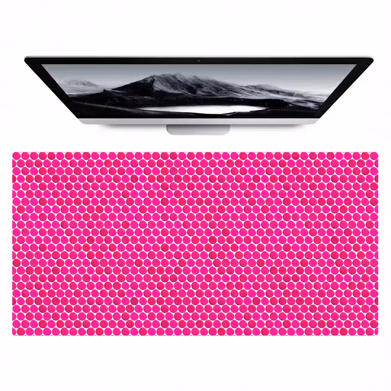 Bureau onderlegger - Penny - Mozaïek - Felroze — 1