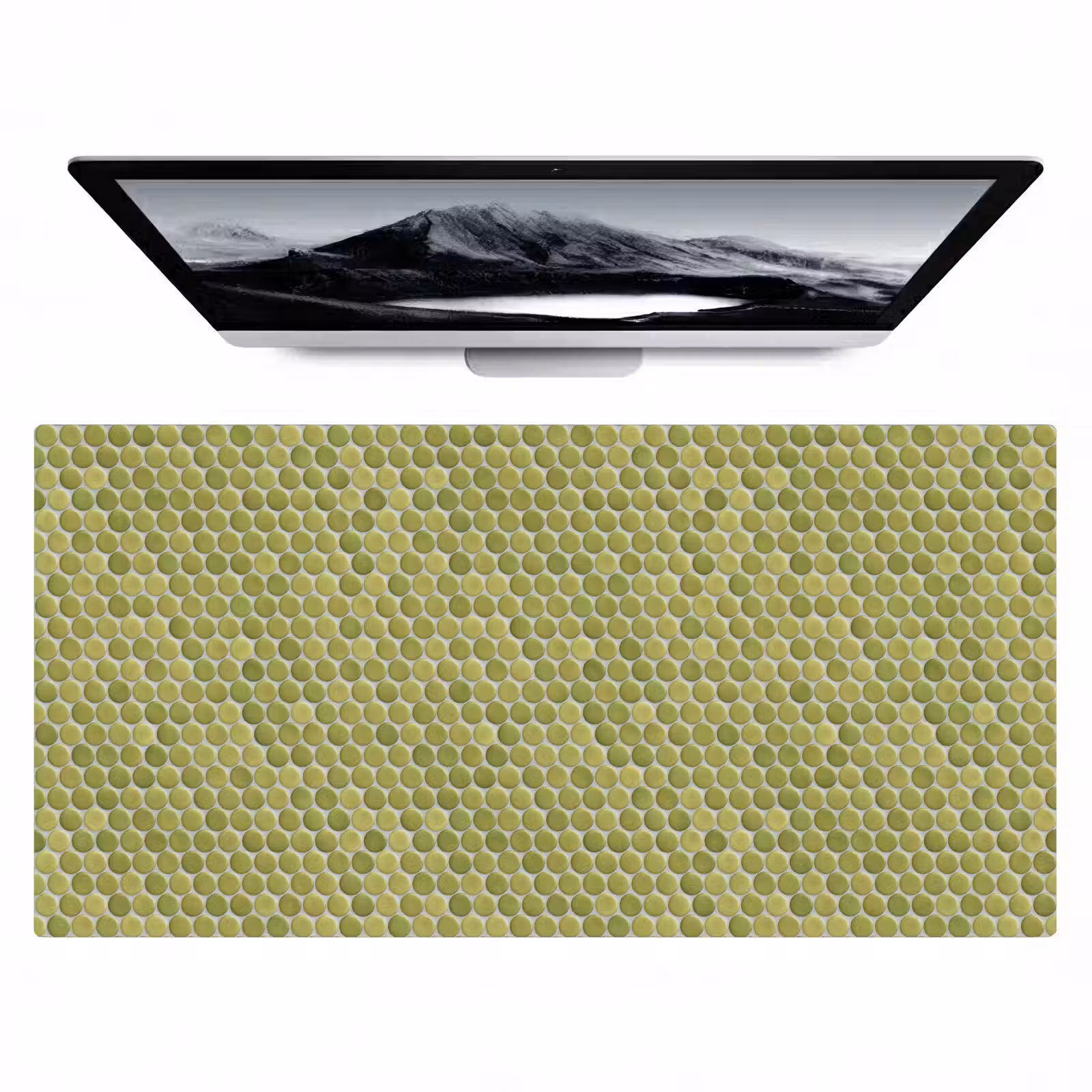 Bureau onderlegger - Penny - Mozaïek - Olijfgroen — 1