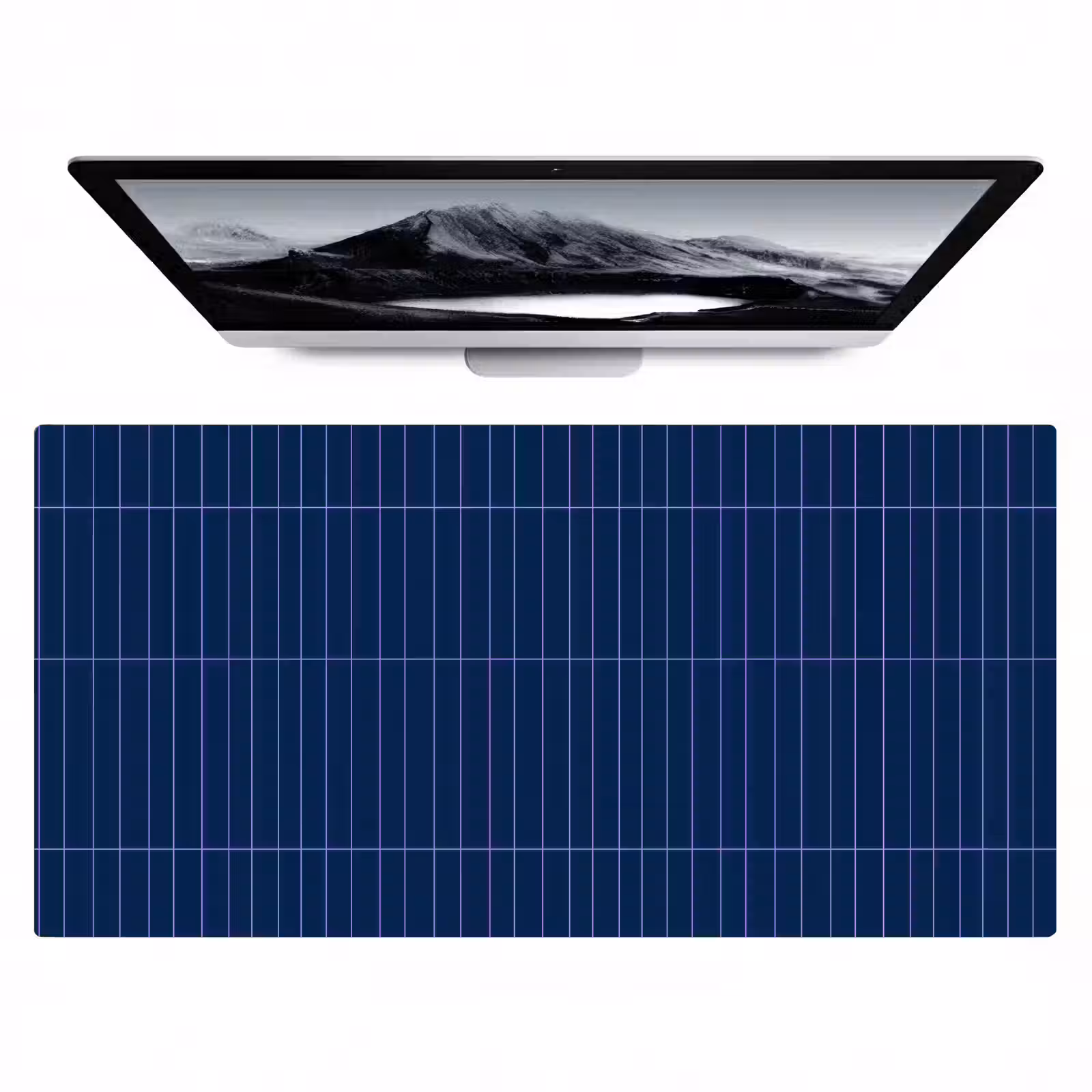 Bureau onderlegger - Tegels - Langwerpig - Blauw — 1