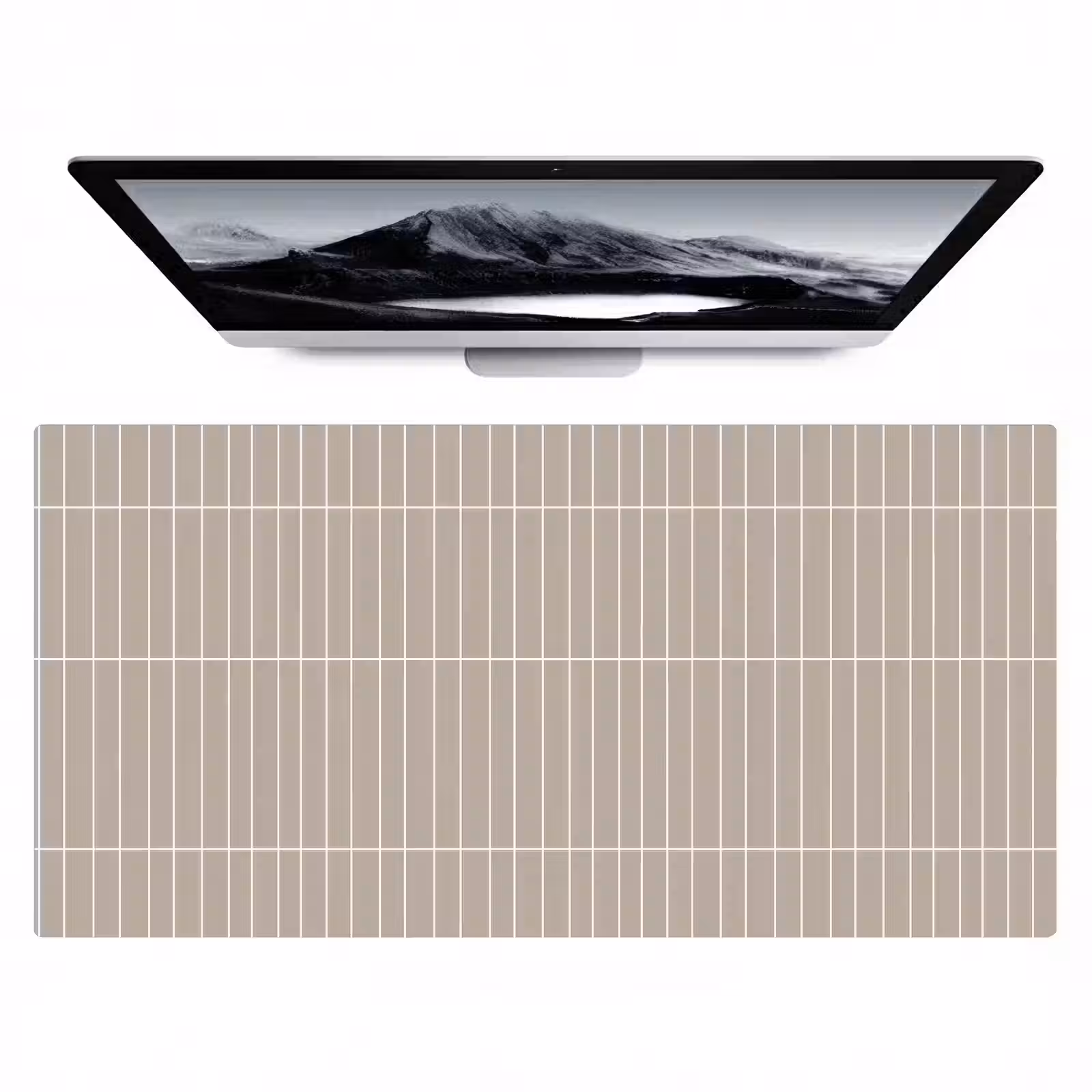 Bureau onderlegger - Verticaal - Wandtegel - Licht Beige — 1