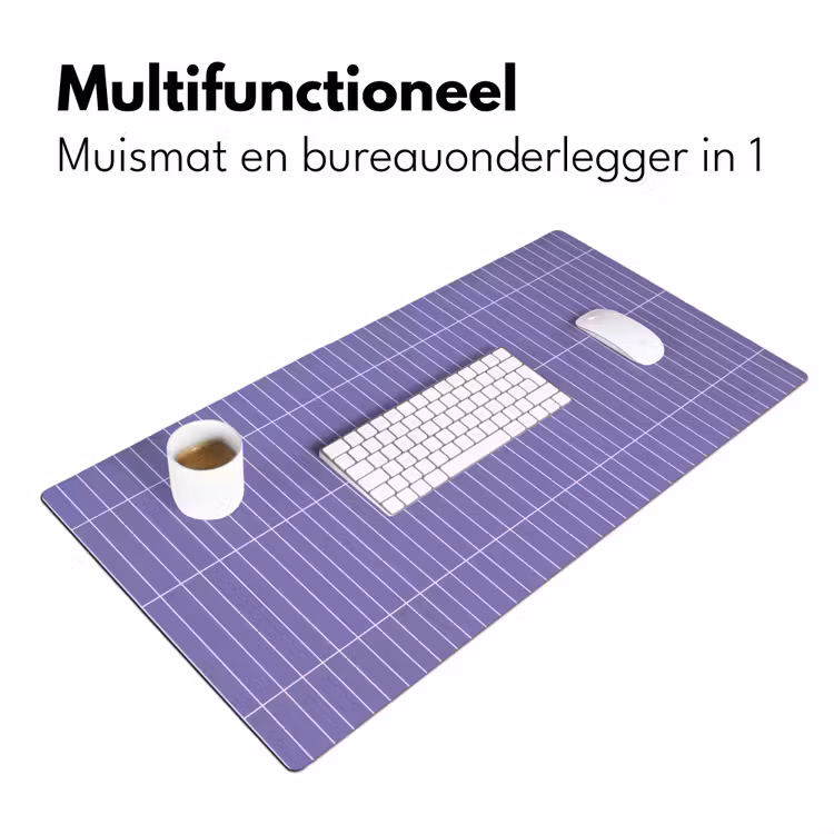 Bureau onderlegger - Patroon - Tegel - Lila — 7