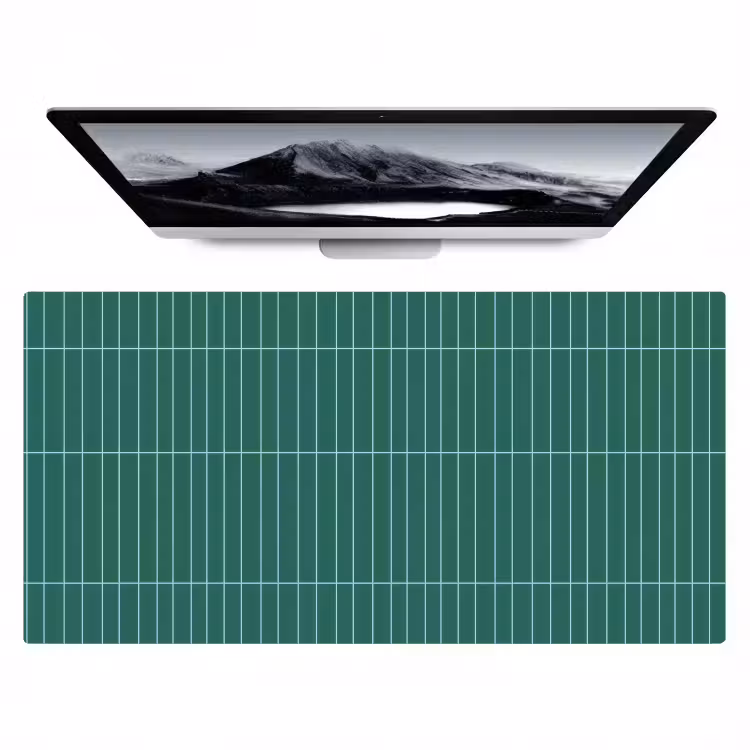 Bureau onderlegger - Patroon - Tegel - Saliegroen — 1