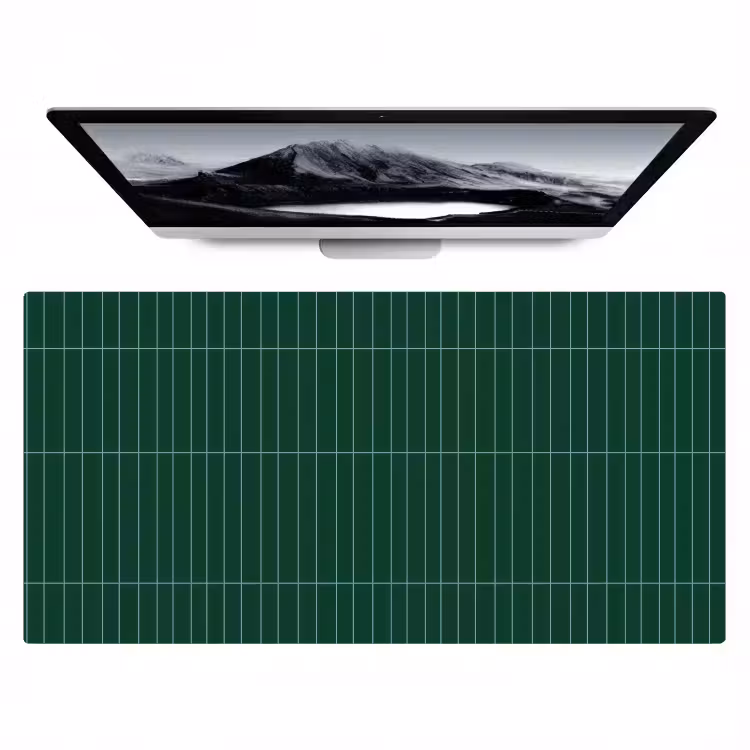 Bureau onderlegger - Patroon - Tegels - Donkergroen — 1