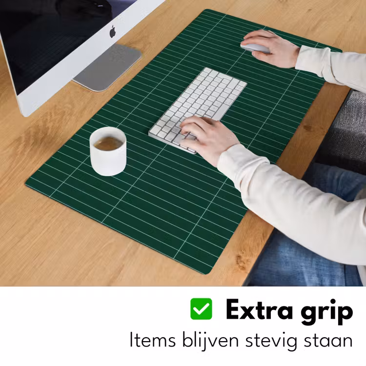 Bureau onderlegger - Patroon - Tegels - Donkergroen — 6