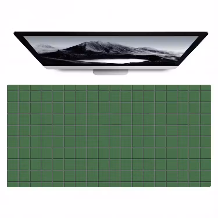 Bureau onderlegger - Patroon - Tegels - Groen — 1