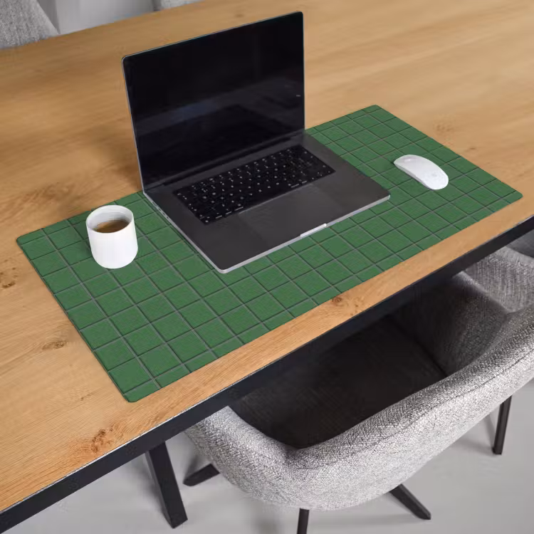 Bureau onderlegger - Patroon - Tegels - Groen — 3