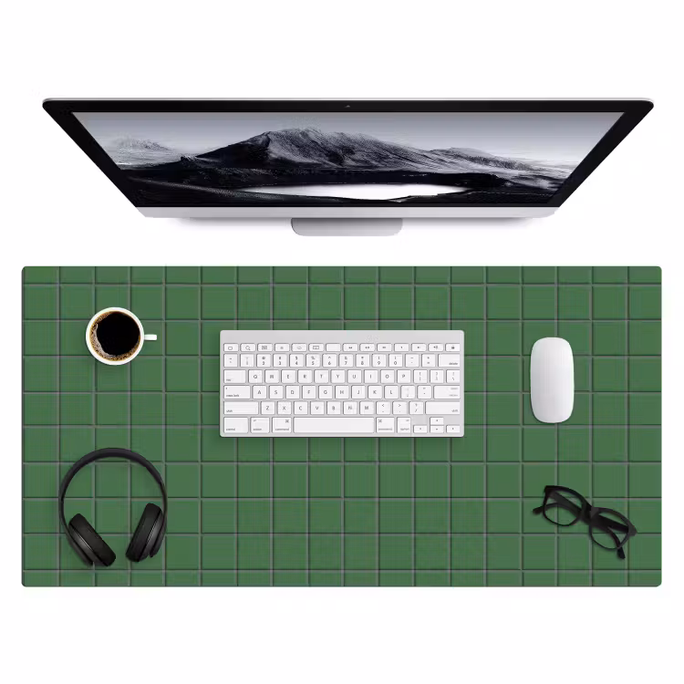 Bureau onderlegger - Patroon - Tegels - Groen — 4