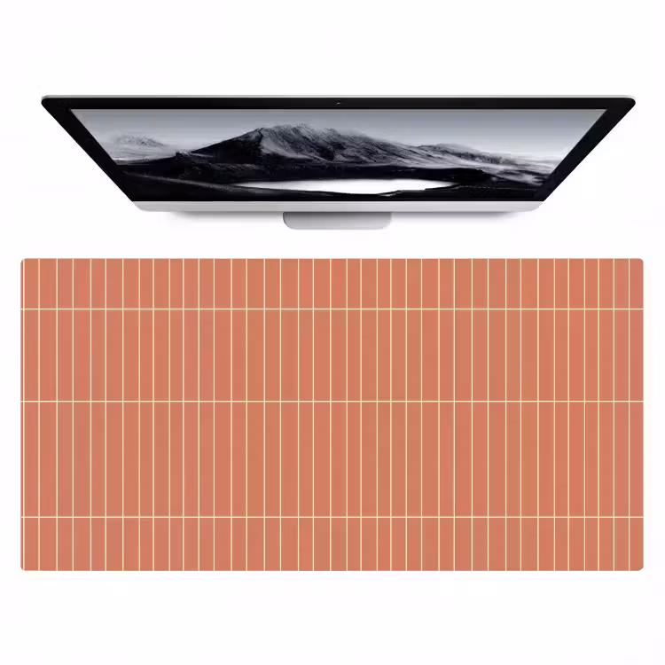Bureau onderlegger - Patroon - Tegels - Terracotta — 1