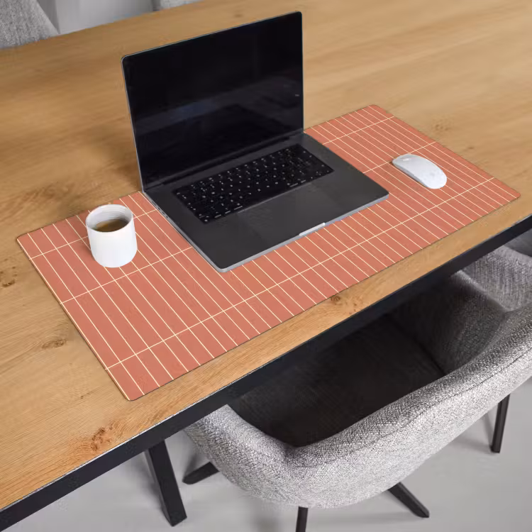 Bureau onderlegger - Patroon - Tegels - Terracotta — 3