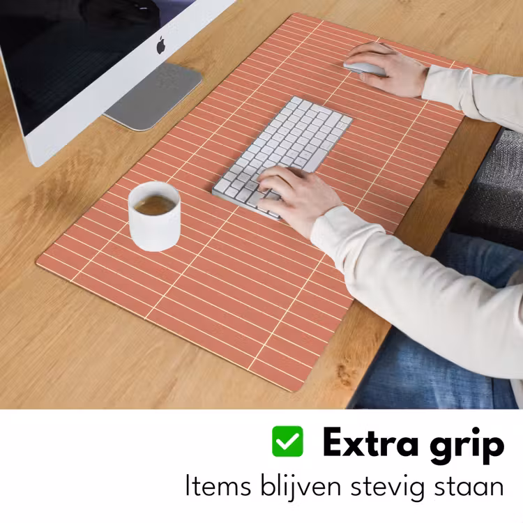 Bureau onderlegger - Patroon - Tegels - Terracotta — 6