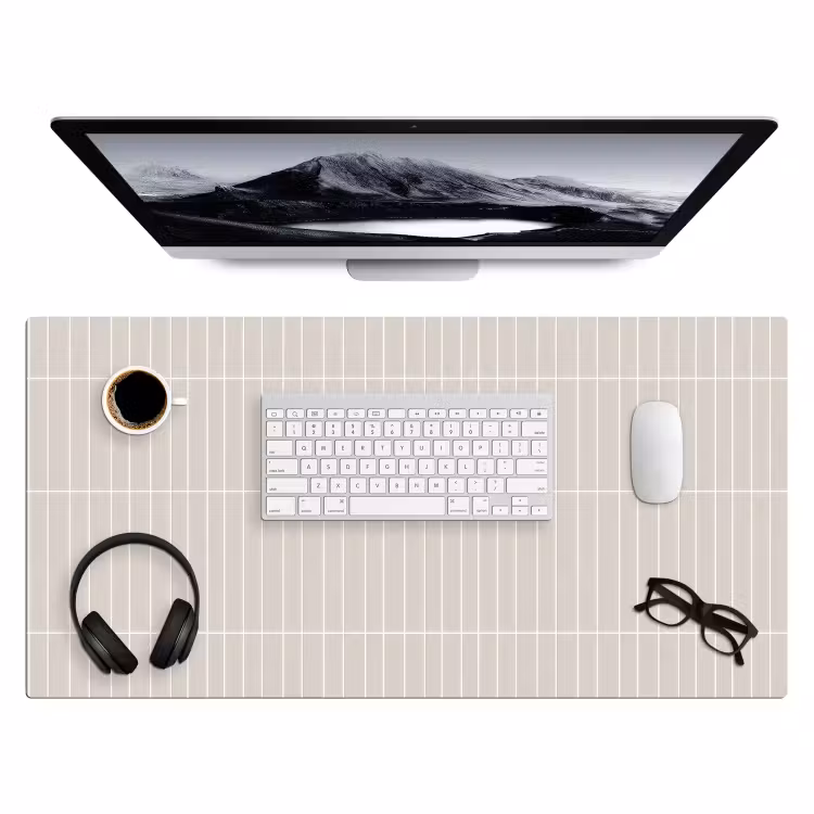 Bureau onderlegger - Patroon - Tegels - Zand — 4