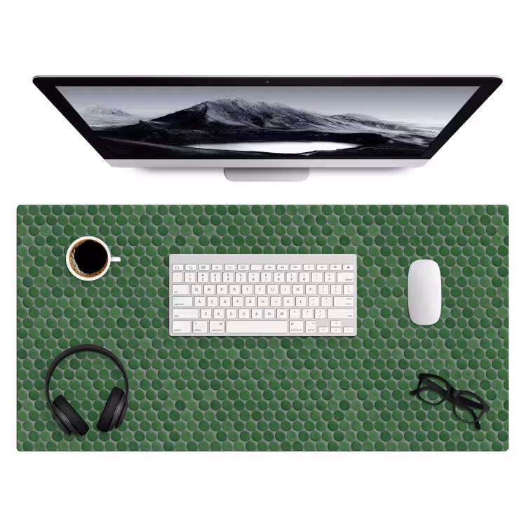 Bureau onderlegger - Penny - Mozaïek - Bosgroen - Green — 4