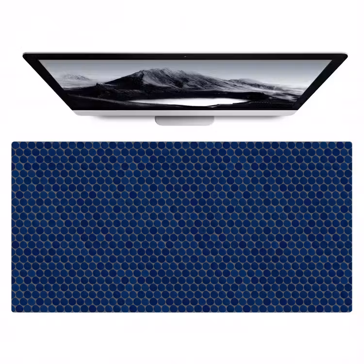 Bureau onderlegger - Penny - Mozaïek - Donkerblauw — 1