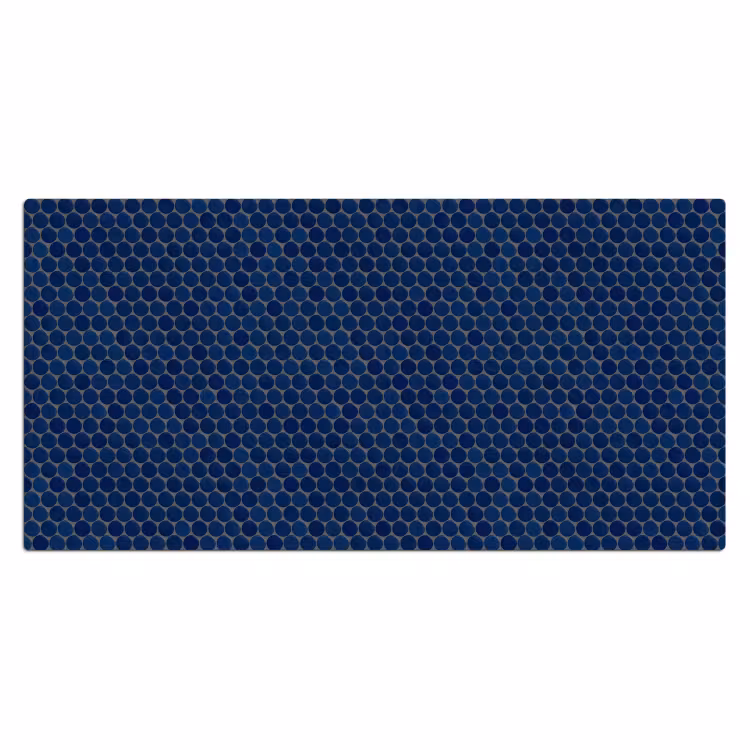 Bureau onderlegger - Penny - Mozaïek - Donkerblauw — 2