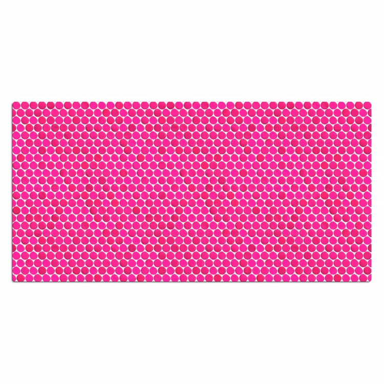 Bureau onderlegger - Penny - Mozaïek - Felroze — 2