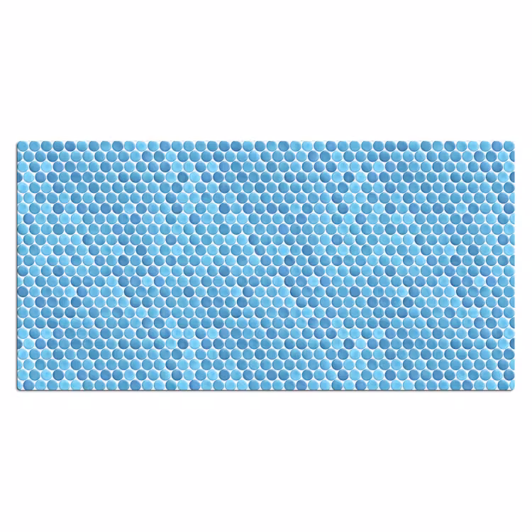 Bureau onderlegger - Penny - Mozaïek - Lichtblauw — 2
