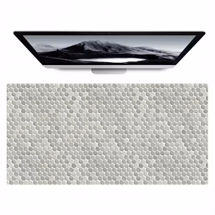 Bureau onderlegger - Penny - Mozaïek - Lichtgrijs — 1