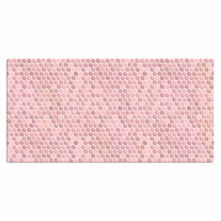 Bureau onderlegger - Penny - Mozaïek - Lichtroze — 2