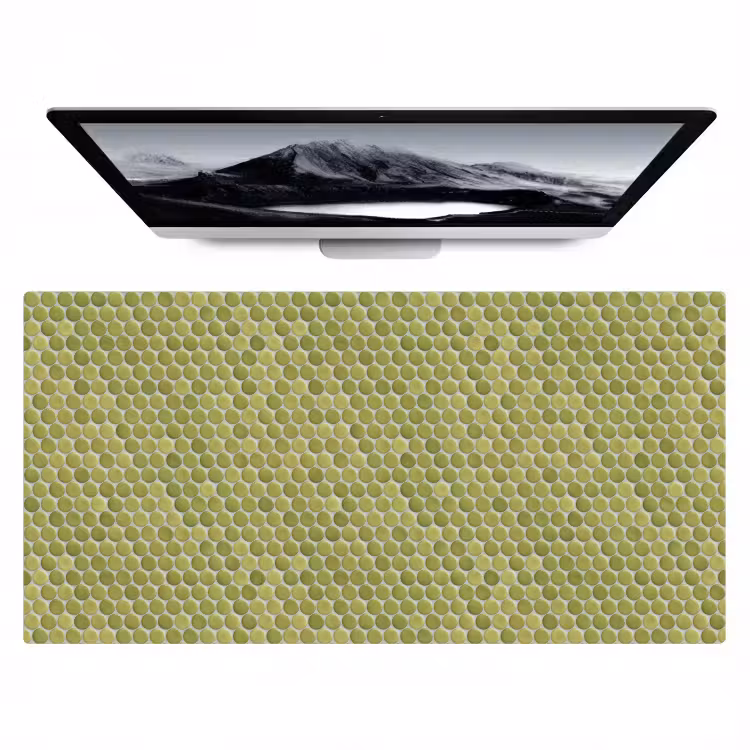 Bureau onderlegger - Penny - Mozaïek - Olijfgroen — 1