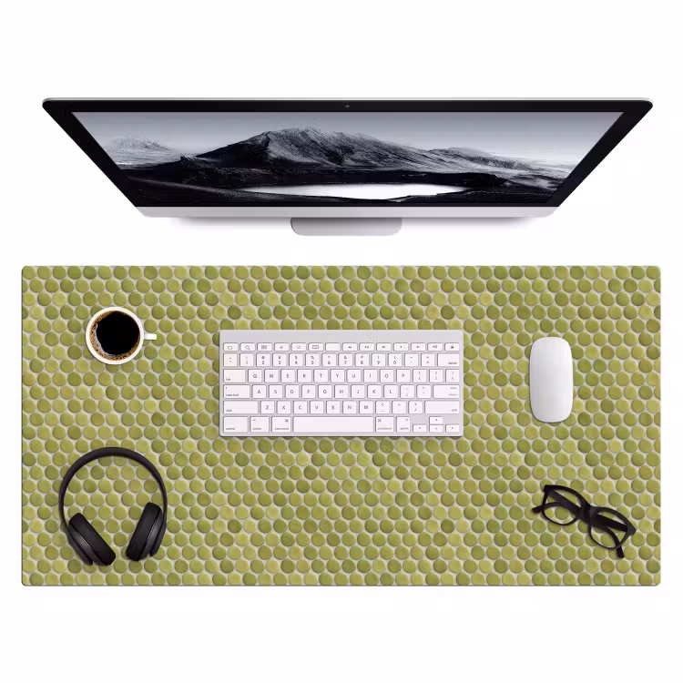 Bureau onderlegger - Penny - Mozaïek - Olijfgroen — 4