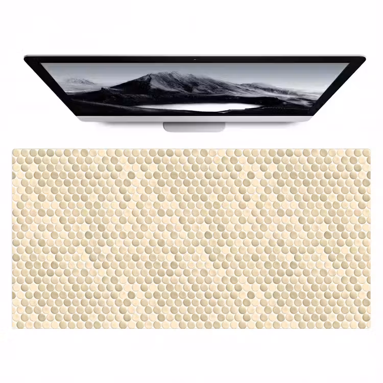 Bureau onderlegger - Penny - Mozaïek - Zand — 1