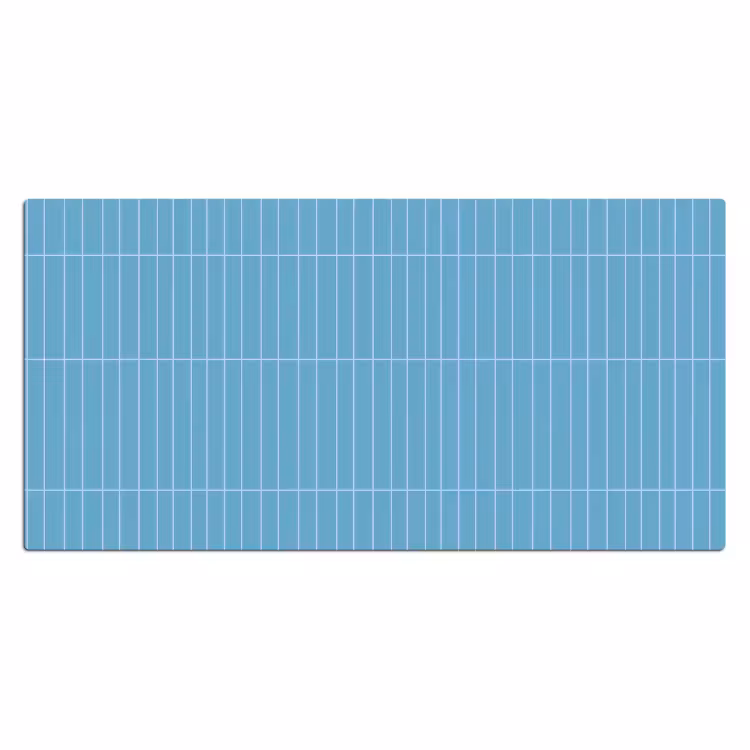 Bureau onderlegger - Tegel - Langwerpig - Patroon - Blauw — 2