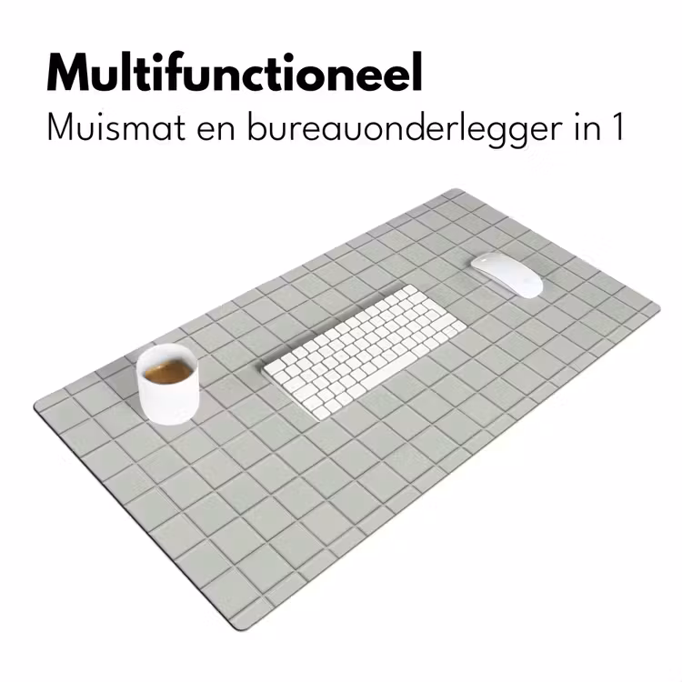 Bureau onderlegger - Tegel - Patroon - Lichtgroen — 7