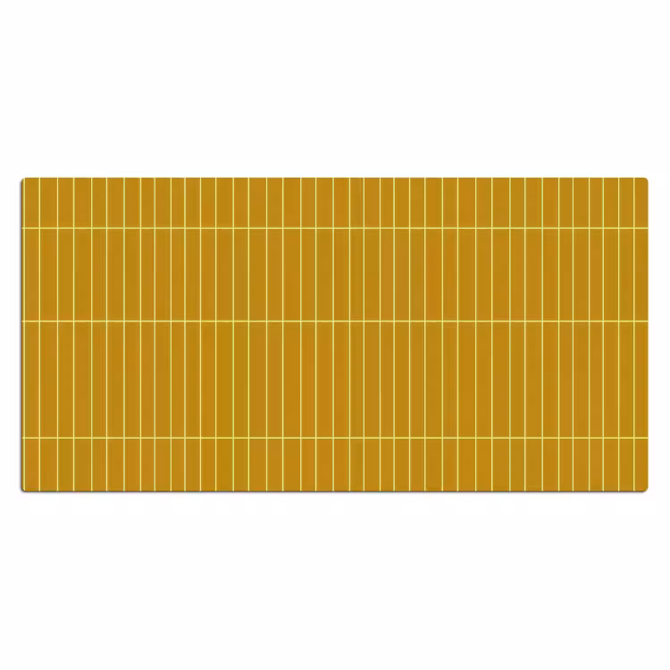 Bureau onderlegger - Tegels - Verticaal - Mosterdgeel — 2