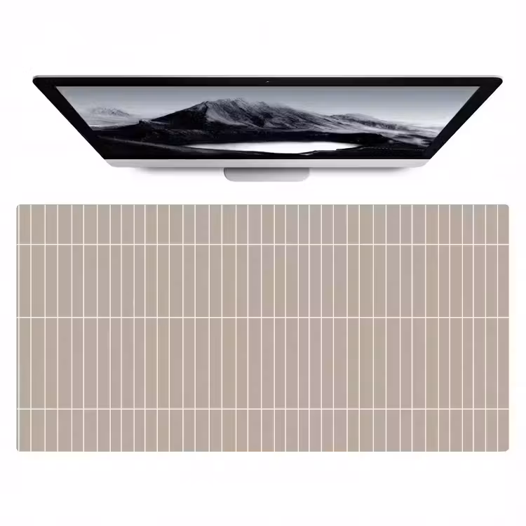 Bureau onderlegger - Verticaal - Wandtegel - Licht Beige — 1