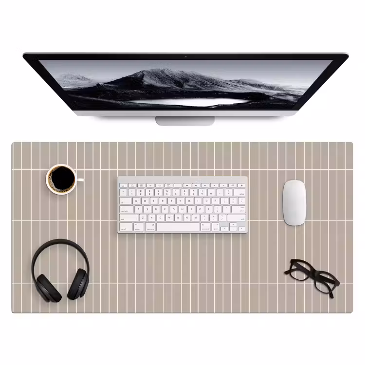 Bureau onderlegger - Verticaal - Wandtegel - Licht Beige — 4